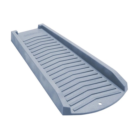 Dendesigns Slate Vinyl Splash Block, 2 x 24 x 11 in. DE1489937